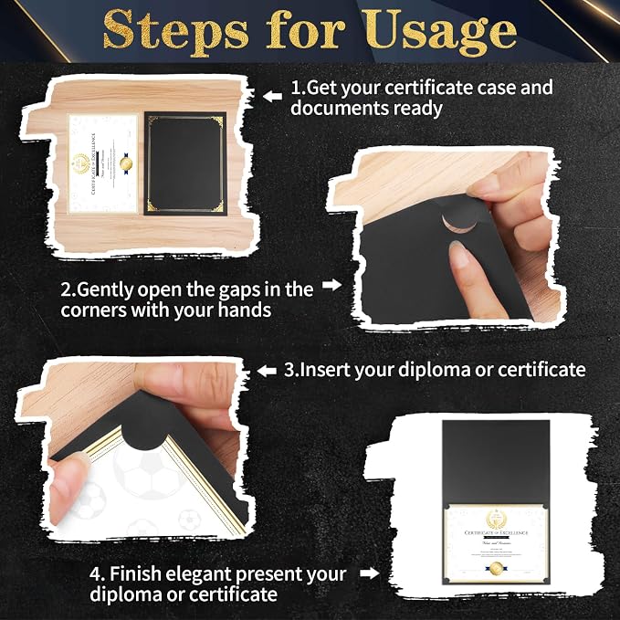 50 Packs Certificate Holders, Diploma Holders, Certificate Folders - Image 6