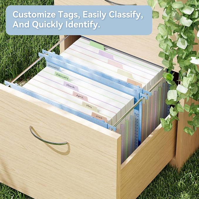 ANSOOK Hanging File Folders Letter Size, 7 Accordion Pockets, Expandable File - Image 4