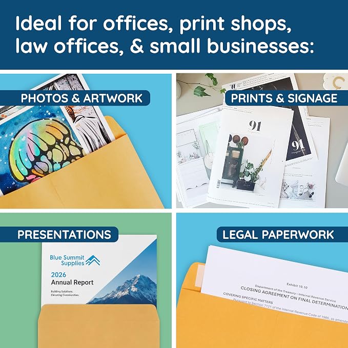 Blue Summit Large Envelopes 12x15, Large Mailing Envelopes 12x15 - Image 4