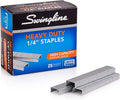 Swingline Staples, Heavy Duty, 1/4" Length, 25 Sheet Capacity, 1 Pack by Swingline