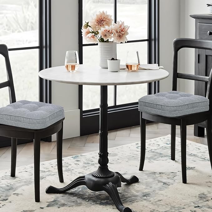 GOFORIT Chair Cushions Set of 2, Tufted Shredded Memory Foam Chair Pads - Image 7