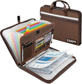 Fireproof Document Bag with Accordion File Organizer | Upgraded 5200°F Aluminum by Uwyriwooq