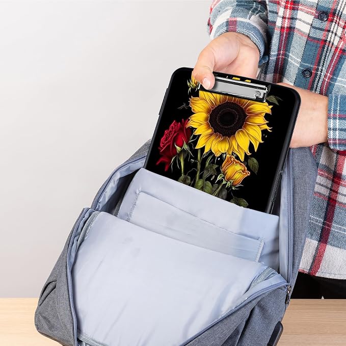Clipboard with Storage, Heavy Duty Plastic Storage Clipboard with Low Profile - Image 7