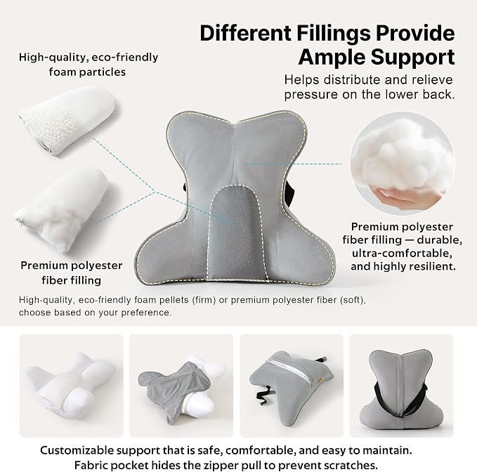 Lumbar Back Pillow, Supportive Back Cushion - Image 3