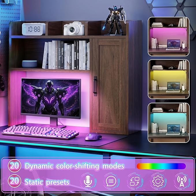 Desktop Bookshelf, Desk Hutch - Image 3