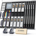 STAGEEK 21PCS Metal Mechanical Pencil Set, Art Lead Pencil 0.3, 2mm Holder by STAGEEK