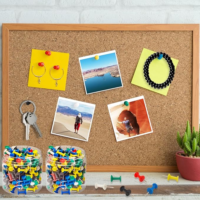 2400 Pcs Multicolor Push Pins, Standard Thumb Tacks - Image 5