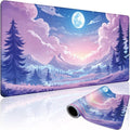 Mountain Moonlight Large Gaming Mouse Pad 31.5"x15.7"｜XXL Desk Mat, Non-Slip by Mcapirivo