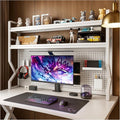 Desktop Hutch Bookshelf, Many Gifts, Metal Desktop Bookcase by Unknown