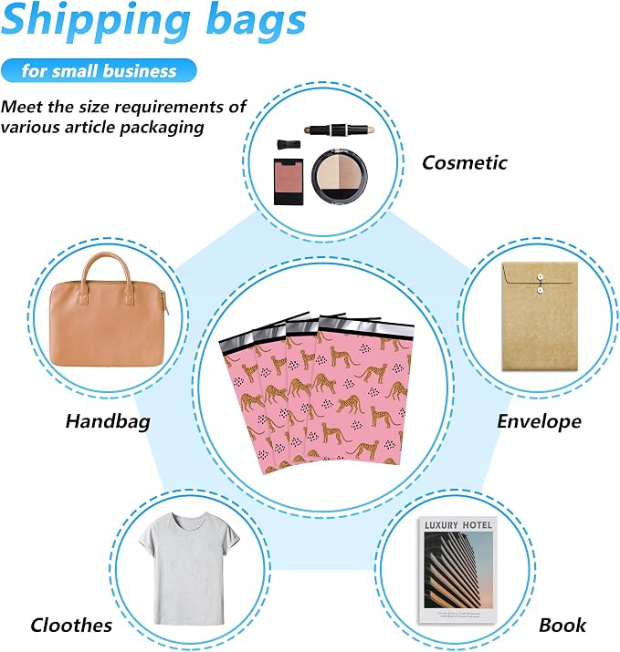 100 Pcs 10x13 Inch Poly Mailer, Waterproof & Tear-Resistant Shipping Bags - Image 7