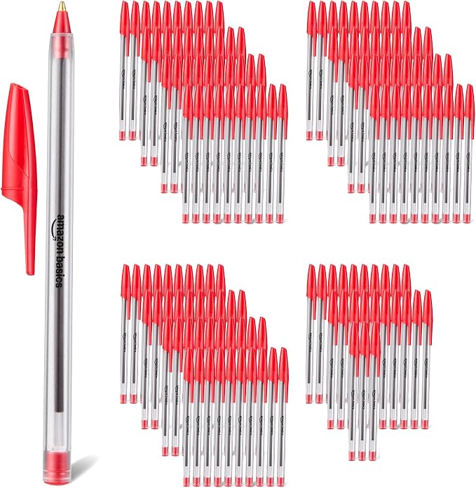 Amazon Basics Ballpoint Pens, Medium Point 1.0mm by AmazonBasics