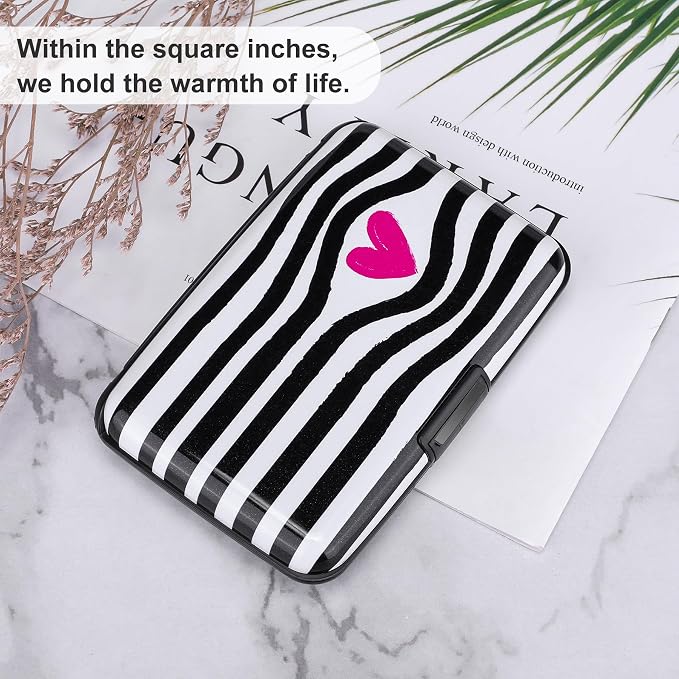 ELFISH Mini RFID Aluminum Wallet Credit Cards Holder Business Card Case Metal - Image 6