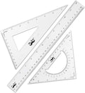 Mr. Pen Triangle Ruler, Protractor, Math Set by MrPen