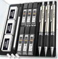 Nicpro 0.5 mm Art Mechanical Pencil Set in Storage Case, 3 Erasers by Nicpro