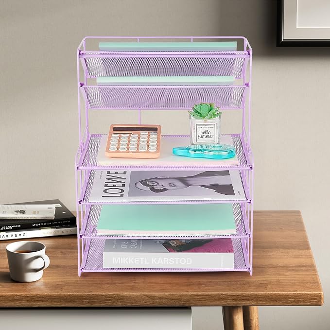 OPNICE 6-Tier Letter Tray Paper Organizer, Desk Organizers and Accessories - Image 5