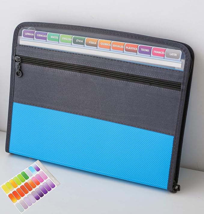 NAFY Expanding File Folder, 13 Pockets Document Organizer by Nafy