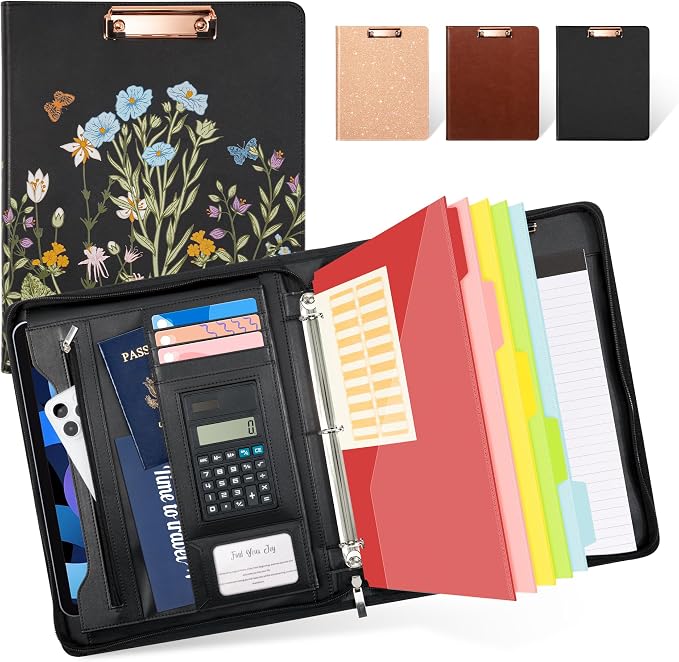 Ospelelf Leather Portfolio Folder by OspelelfOfficeSupplies