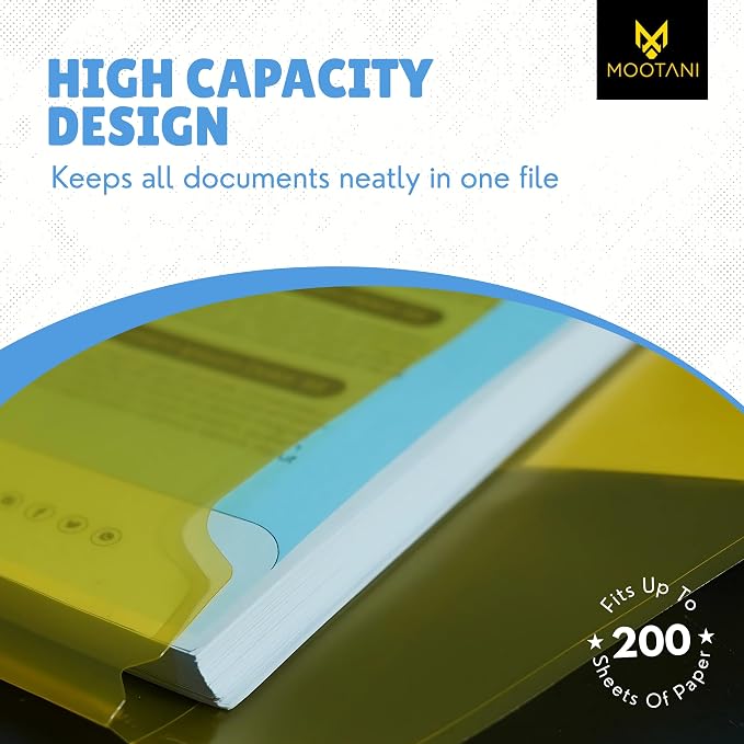 10 Pack Plastic Envelopes, Folders - Image 5