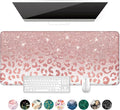 Auhoahsil Large Mouse Pad, XXL Desk Pad, Extened 35" x 15", Non-Slip Rubber Base by Auhoahsil