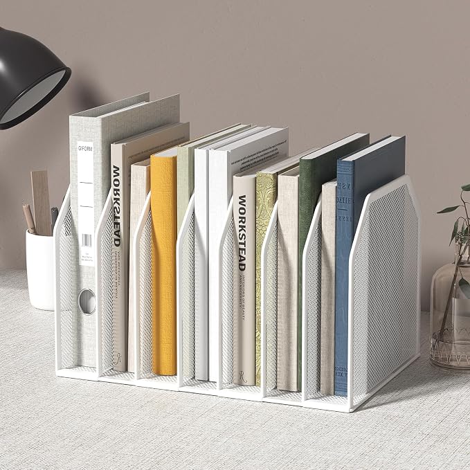 FANXIYQ White 7-Section File Folder Organizer - Image 2