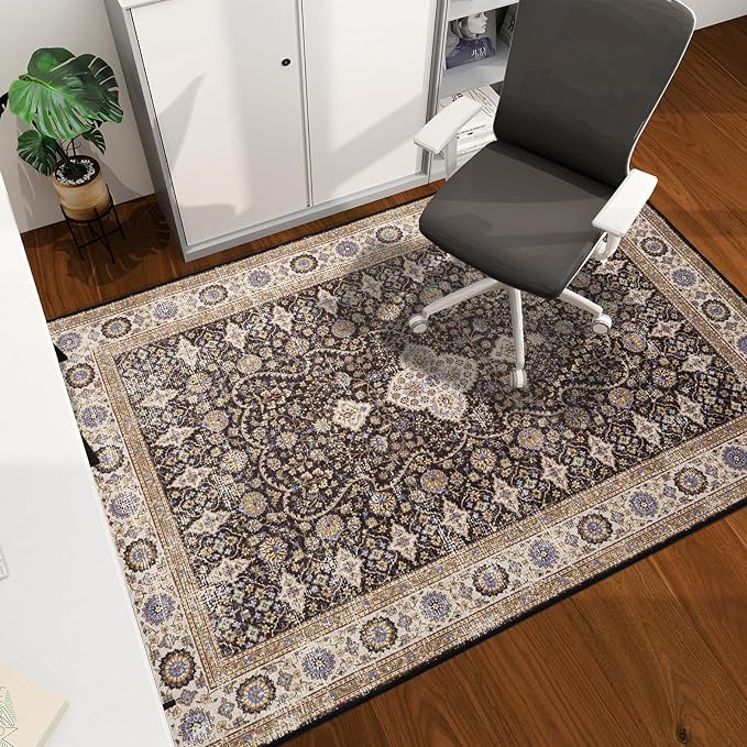 Office Chair Mat for Hardwood Floor, Machine Wash by CHAKME