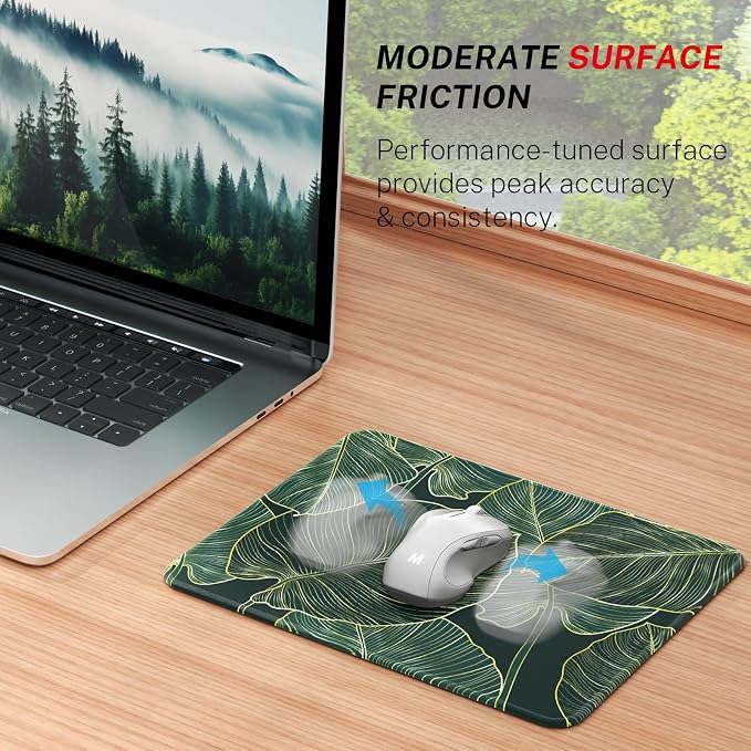 MROCO Essential Office & Gaming Mouse Pad, 8.5 x 11 Inch, Functional Pattern - Image 2