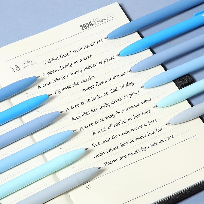 Mr. Pen- Retractable Gel Pens, 12 Pack, Sky Blue Barrel | Fine Point 0.5mm - Image 7