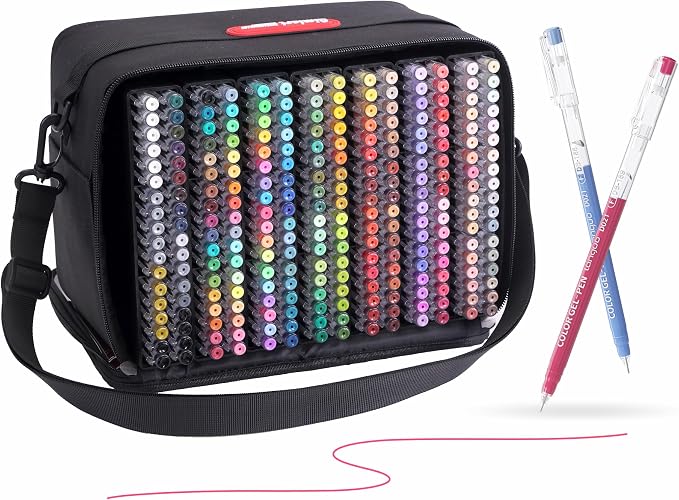 languo 252 PCS Acrylic Gel Pens by languo