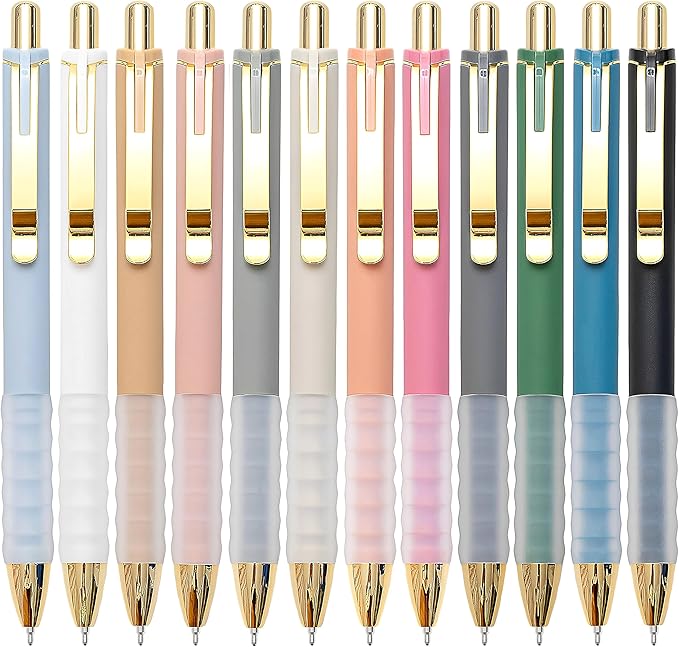 Linbsunne Ballpoint Pens Black Medium Point 1mm Pen by Linbsunne