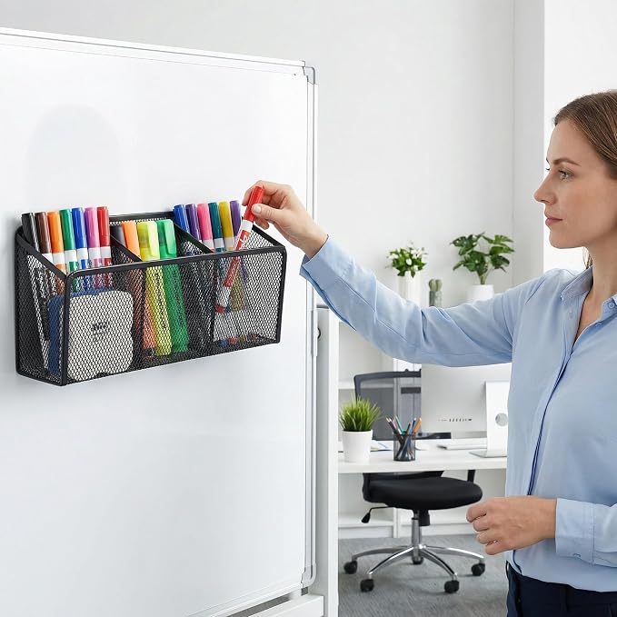 Neudeco Magnetic Pencil Holder, Locker Shelf Organizer, - Image 8
