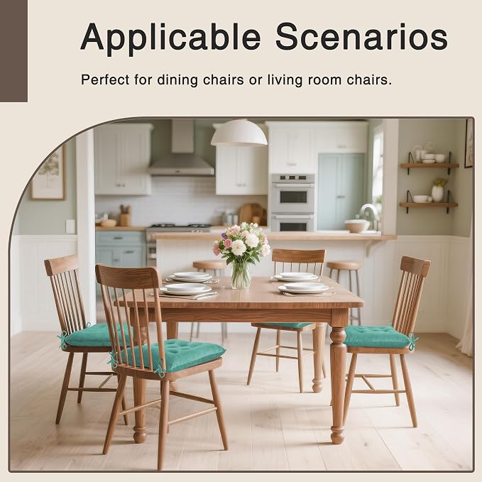 OVOV 1 Pack Chair Cushions for Dining Chairs Soft Seat Cushions for Kitchen - Image 5