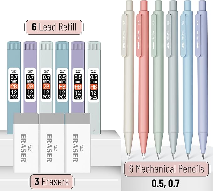 Mr. Pen- Pastel Mechanical Pencil Set - Image 2