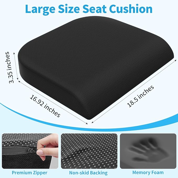 TranquilRelax XLarge Seat Cushion，Soft Foam Cushion - Image 3