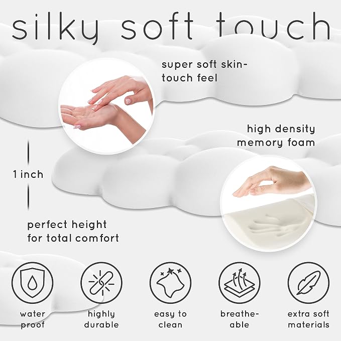 Cloud Keyboard Wrist Rest – Create-ables Qloud Cloud Wrist Rest - Image 6