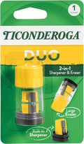 Ticonderoga Duo 2-in-1 Pencil Sharpener & Eraser by Ticonderoga