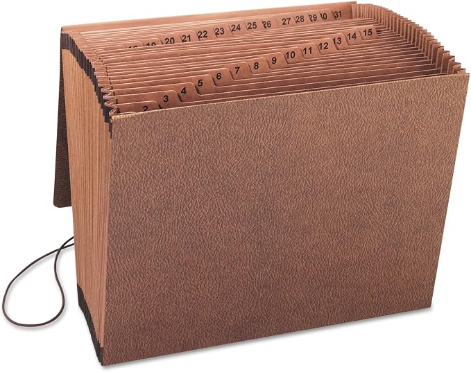 Smead TUFF Expanding File, 31 Pockets, Flap and Cord Closure, Letter Size - Image 6
