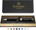 Scriveiner Personalized Black Ballpoint Pen by Scriveiner