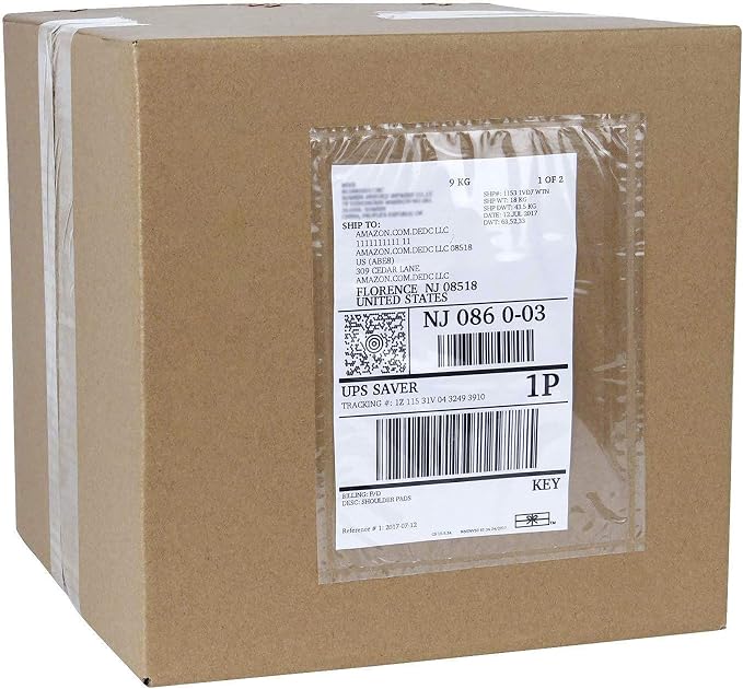 APQ Clear Top Loading Packing List Envelopes, 7 x 10 Inches. 1000 Pack Packing by APQSupply%C2%AE
