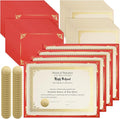 Fainne 100 Sets Certificate Paper Kit Single Sided Awards Holder by Fainne