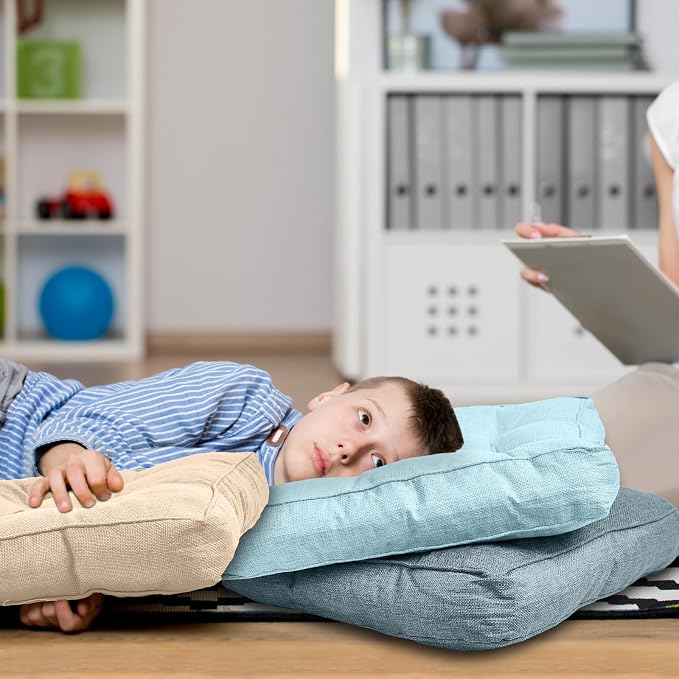 Juexica 8 Pcs Floor Cushions for Kids Floor Pillows Flexible Seating Cushions - Image 4
