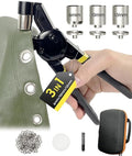 HAPDEN Grommet Tool Kit 1/2 1/4 3/8, Heavy Duty Tarp Grommet Kit by HAPDEN