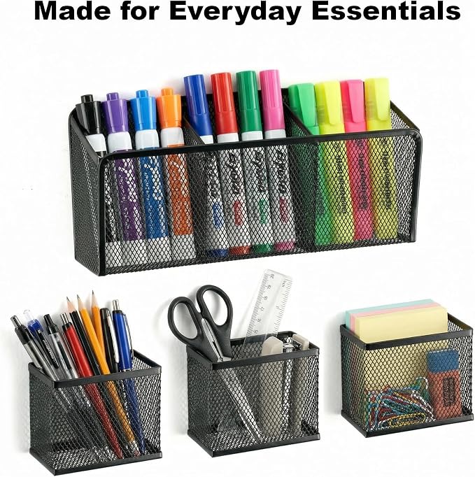 Neudeco Magnetic Pencil Holder, Locker Shelf Organizer, - Image 5