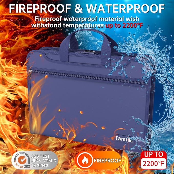 Fireproof Accordion File Organizer - Image 2