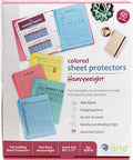 C-Line 62010 Colored Polypropylene Sheet Protector, 11 x 8 1/2 by C-Line