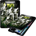 Three Gray Wolves A4 Clipboard by Unknown