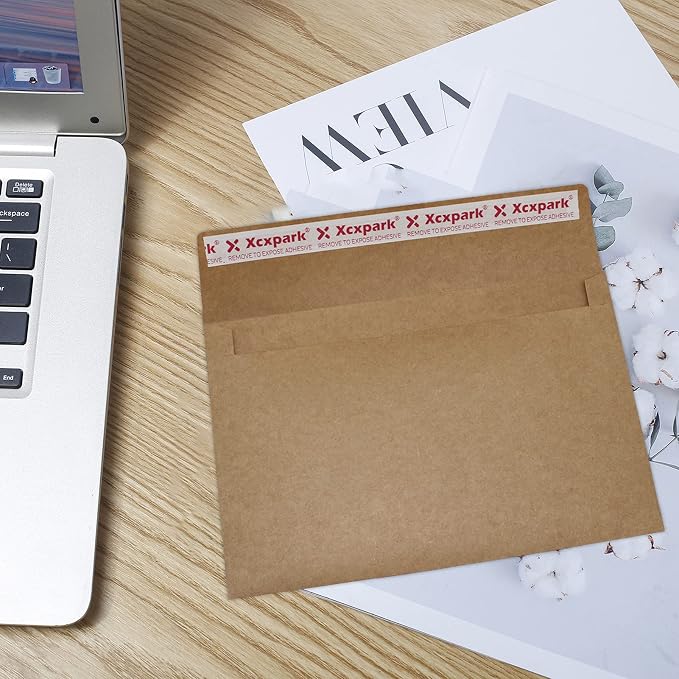 Xxcxpark 100 Qty 5.25 x 7.25 inches Printable A7 Invitation Envelopes & 100 Qty - Image 7