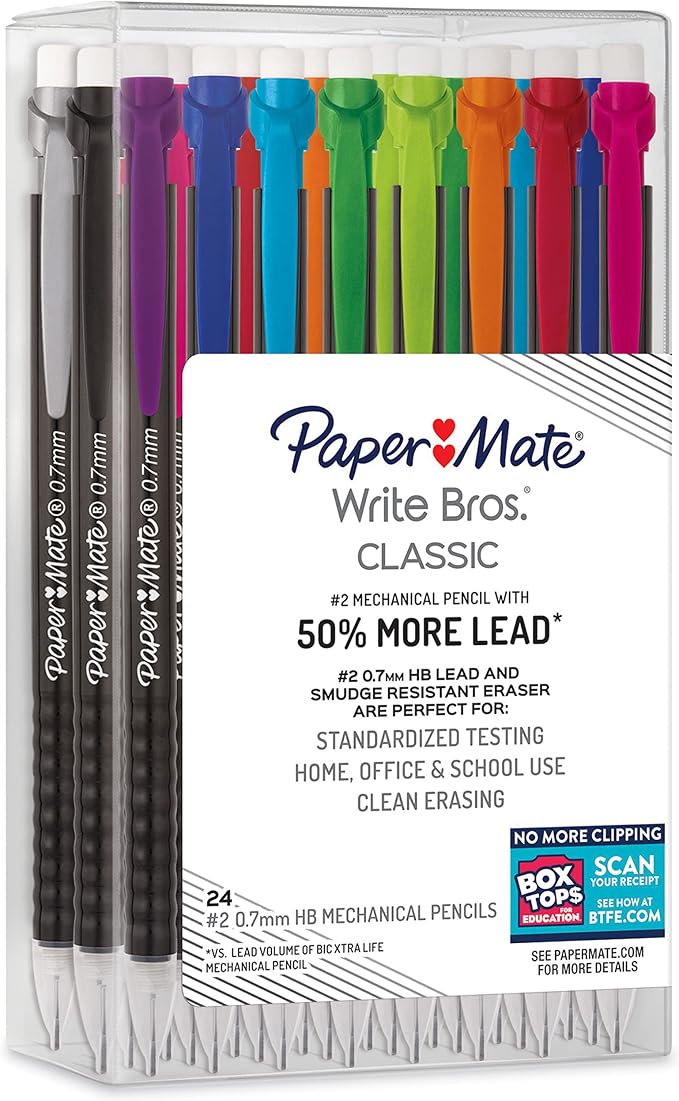 Paper Mate Mechanical Pencils, Write Bros. Classic Number 2 Pencil, Back to - Image 6