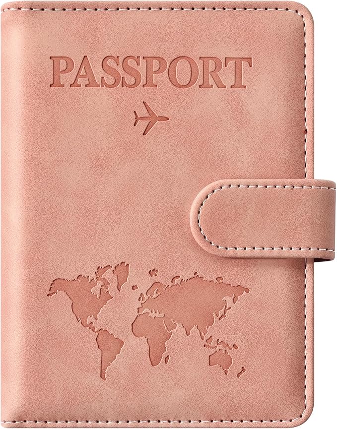 Eoehro Passport Holder for Travel Essentials, Passport Wallet Cover Case for by welcometoEoehro