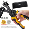 XOOL 2 in 1 Leather Hole Punch Eyelet Tool Kit, 3/16" 4.5mm Metal Eyelets by XOOL