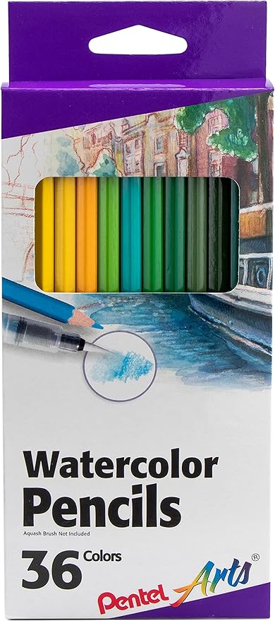 Pentel Arts Watercolor Pencil Set by PentelofAmerica